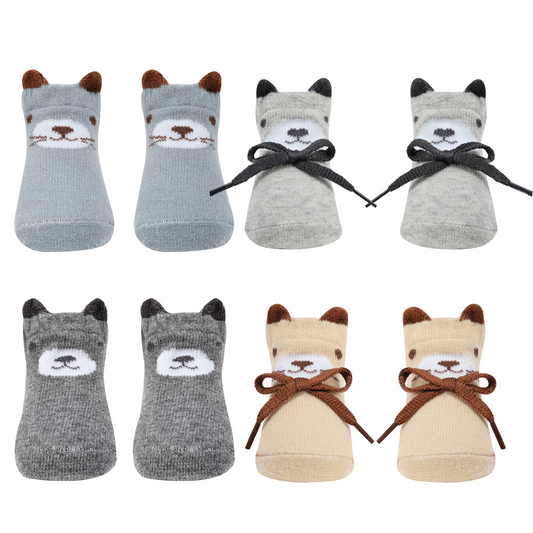 INFANCIE Baby Socks 0-6m Gift Box (Animals)