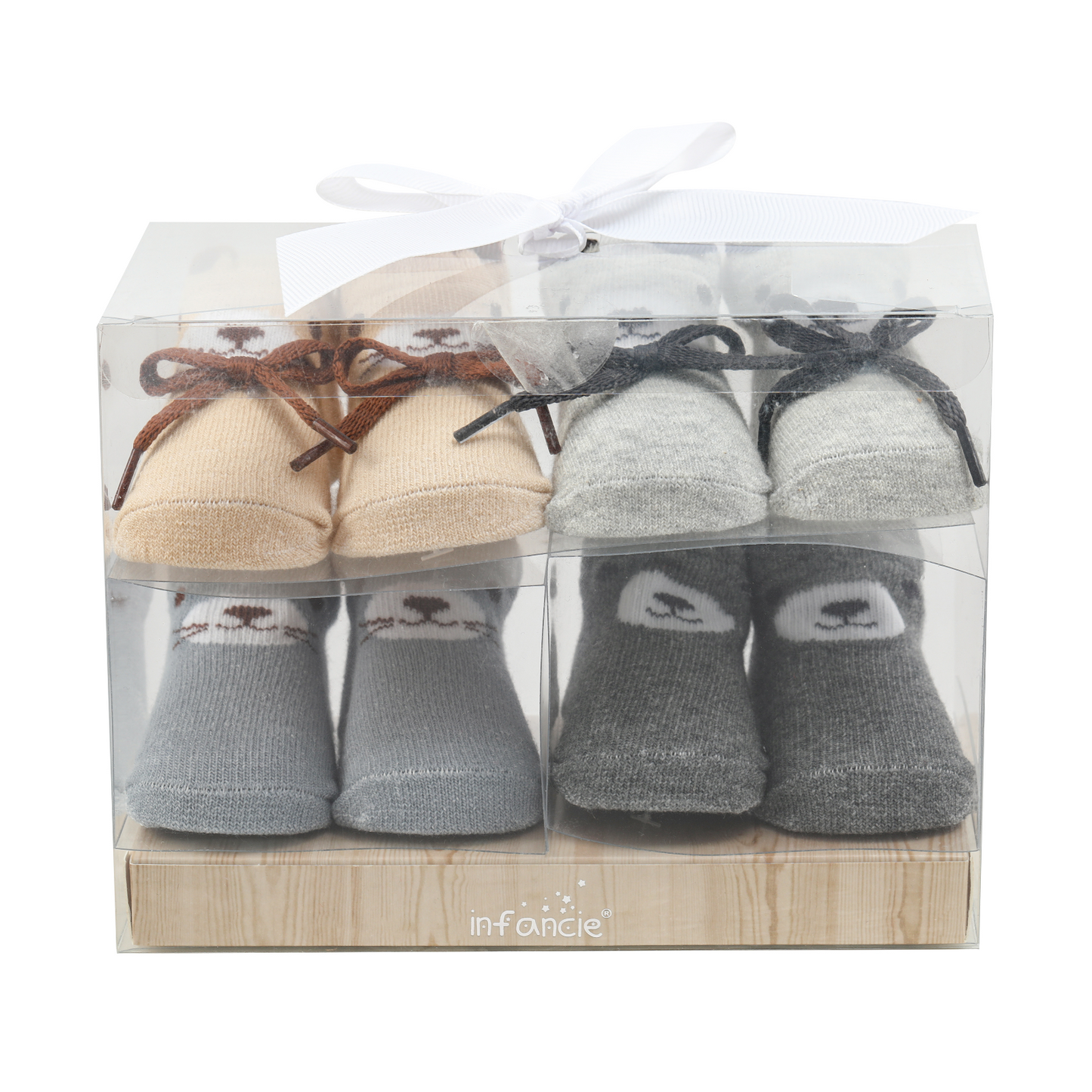 INFANCIE Baby Socks 0-6m Gift Box (Animals)