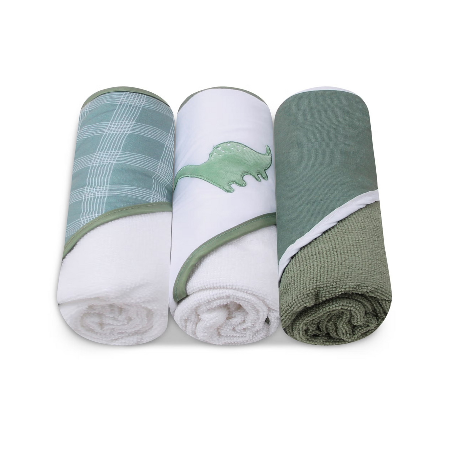 MOTHER'S CHOICE 3-Pc Baby Hooded Towel Set