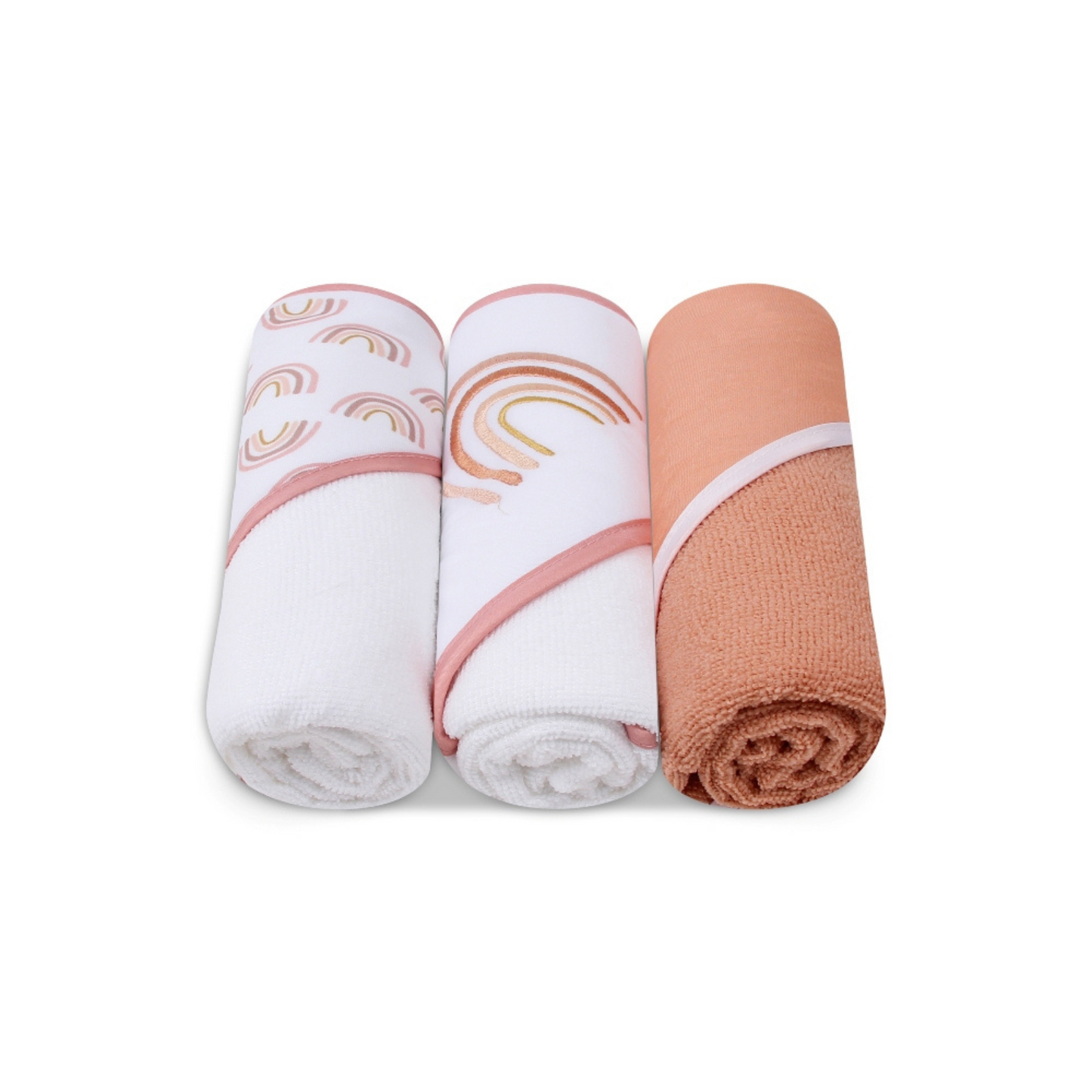 MOTHER'S CHOICE 3-Pc Baby Hooded Towel Set