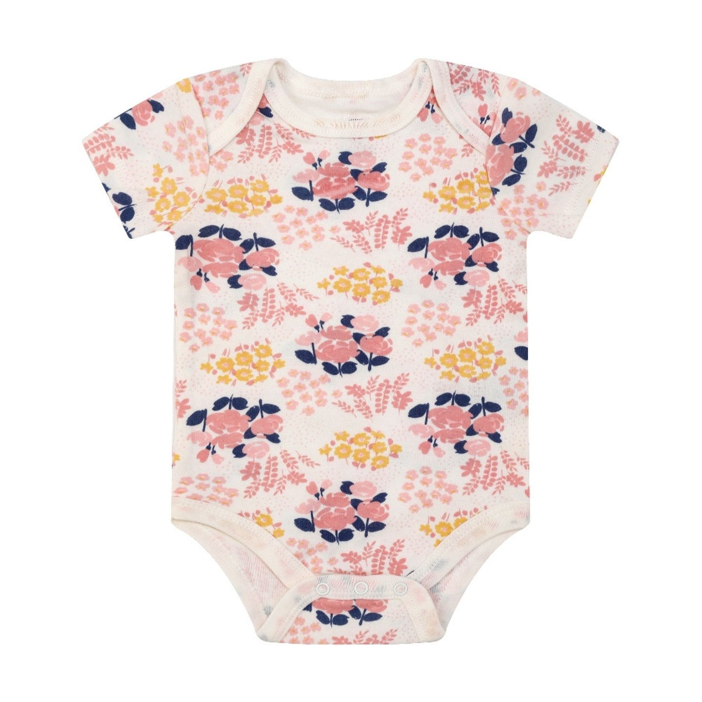 MOTHER'S CHOICE 3-Pc 100% Cotton Short-Sleeved Baby Bodysuit (I'm So Lovely)