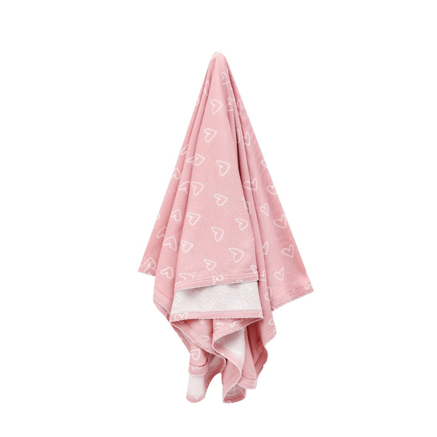 INFANCIE 2-Pc Bamboo Cotton Baby Jersey Wrap Gift Set (Pink)