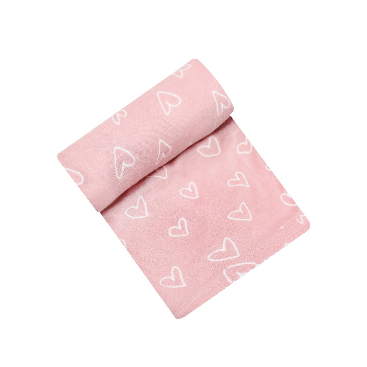 INFANCIE 2-Pc Bamboo Cotton Baby Jersey Wrap Gift Set (Pink)