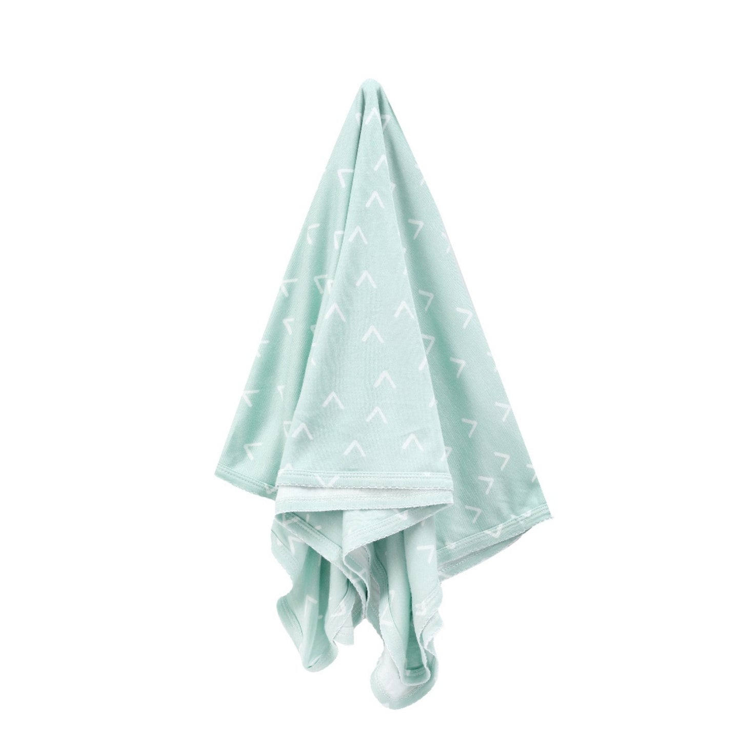 INFANCIE 2-Pc Bamboo Cotton Baby Jersey Wrap Gift Set (Mint)