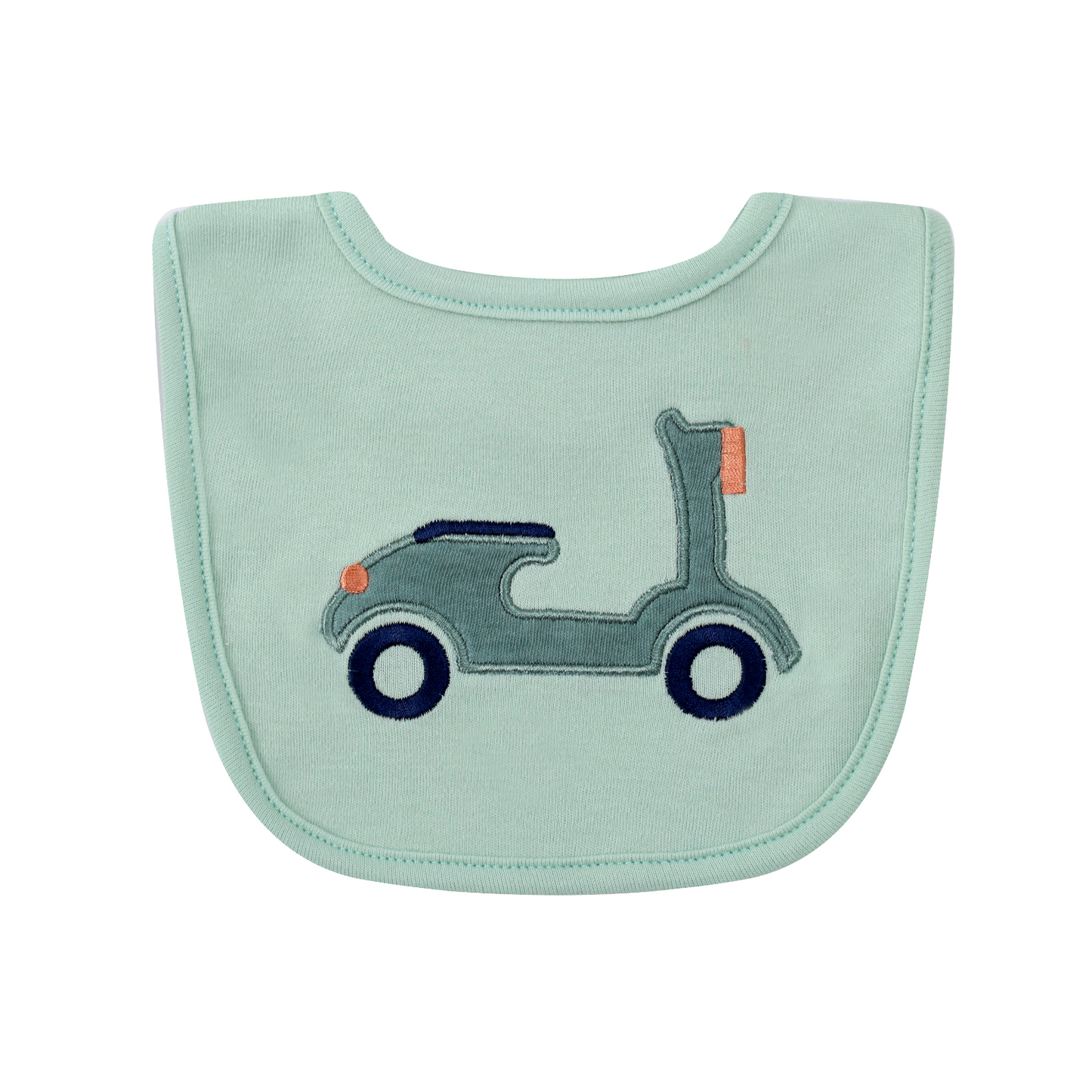 MOTHER'S CHOICE 5-Pc Baby  Grower, Bodysuit, Bib, Hat & Mittens Layette Gift Set (Green Tractor)