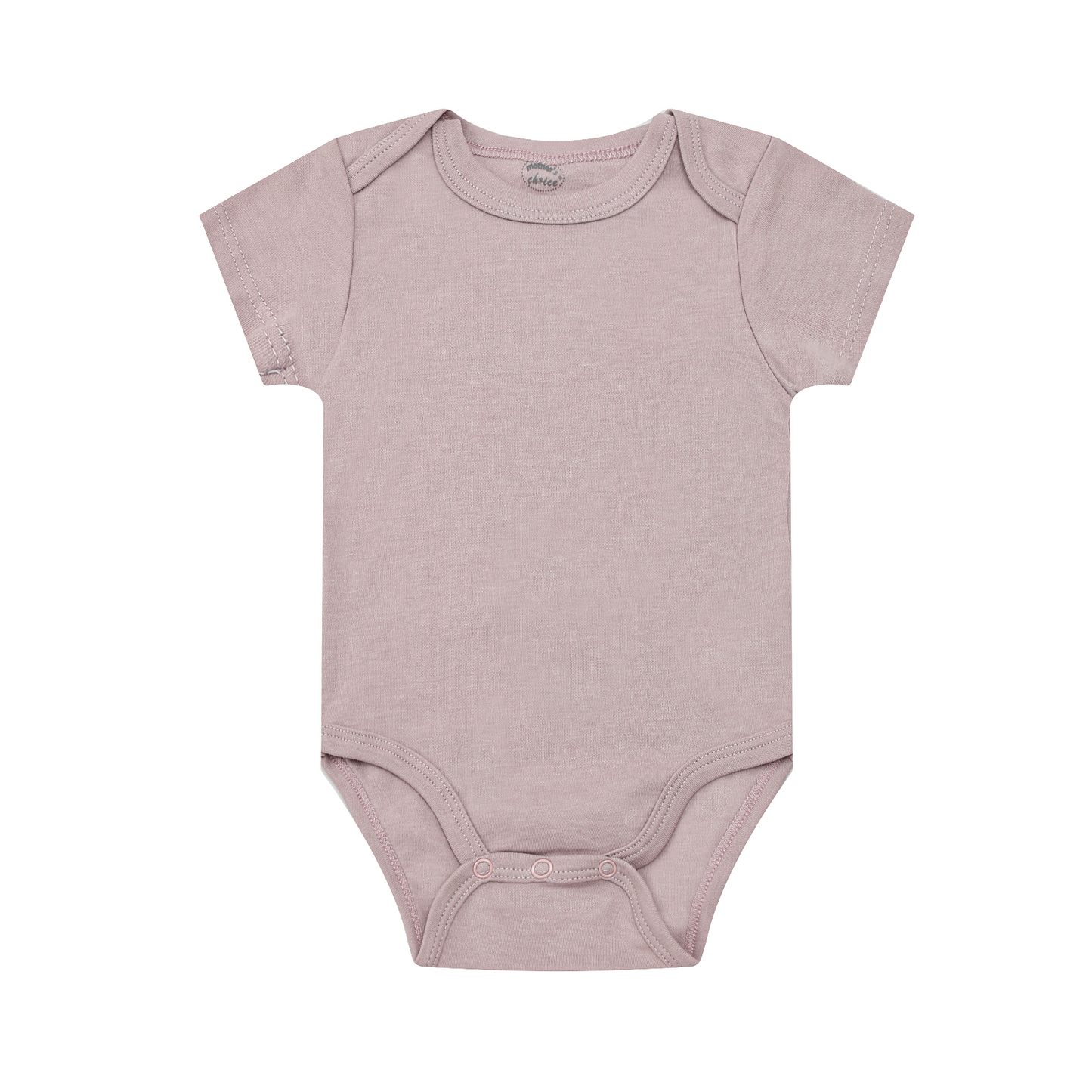 MOTHER'S CHOICE 5-Pc 100% Cotton Short-Sleeved Baby Bodysuit (Brown Flora)