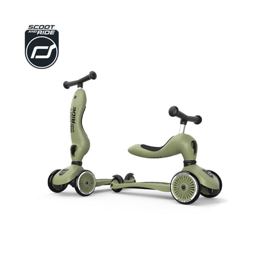 Scoot & Ride - Highwaykick1 Scooter For Toddler 1-5Y (Olive)