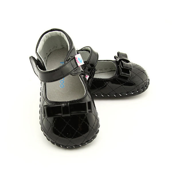 Freycoo - Black Margaret Infant Shoes