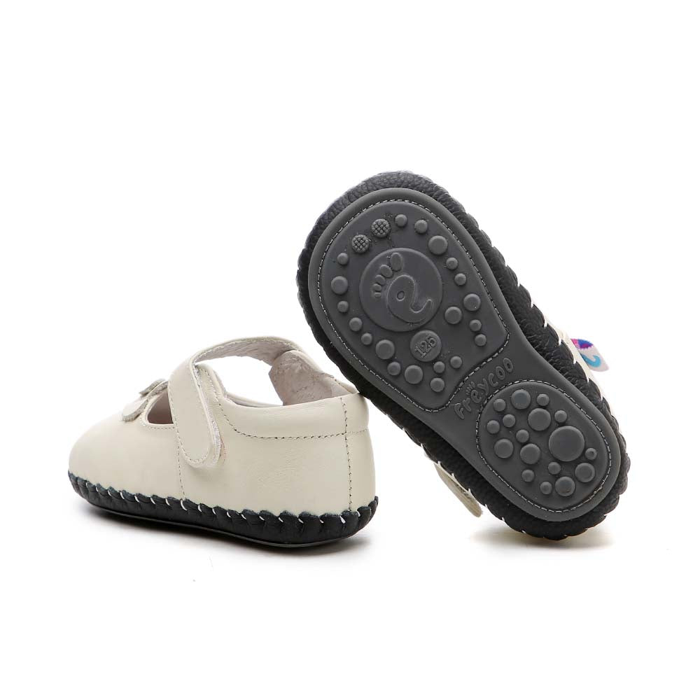 Freycoo - Cream Hailey Infant Shoes