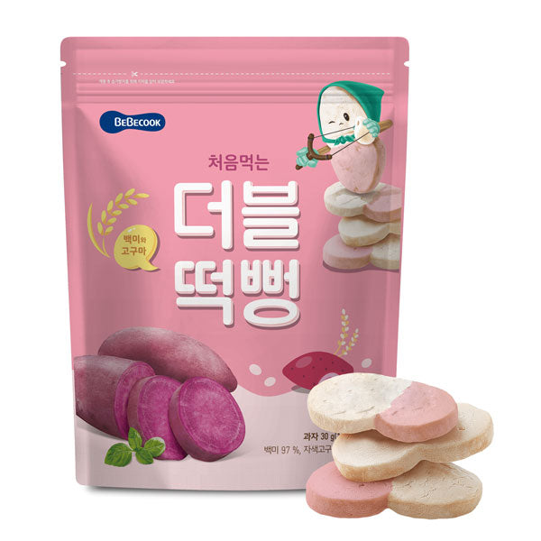 BeBecook - My First Duo-Flavour Rice Rusk (Sweet Potato) 30g