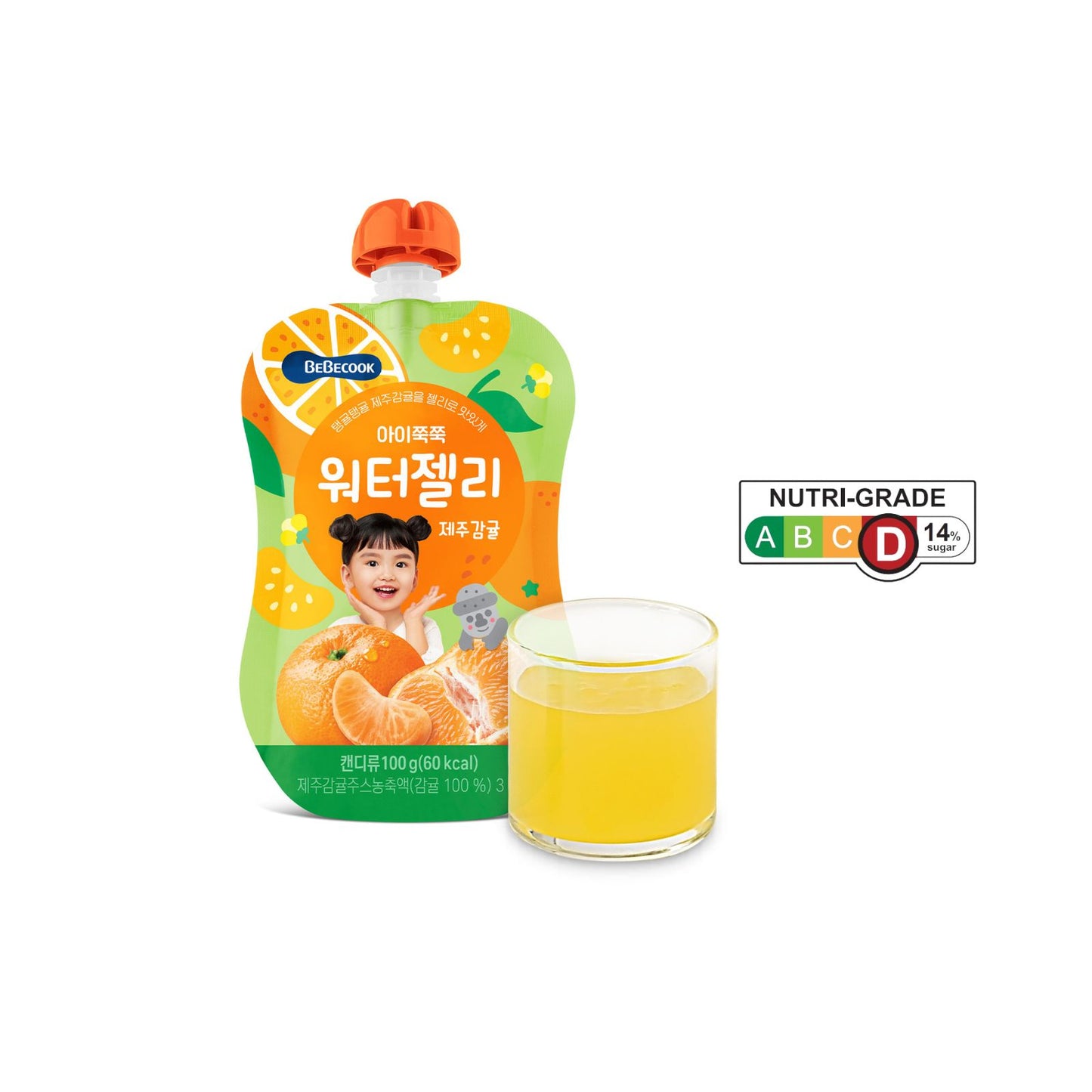 BeBecook - My First Juicy Jelly Drink (Jeju Tangerine)
