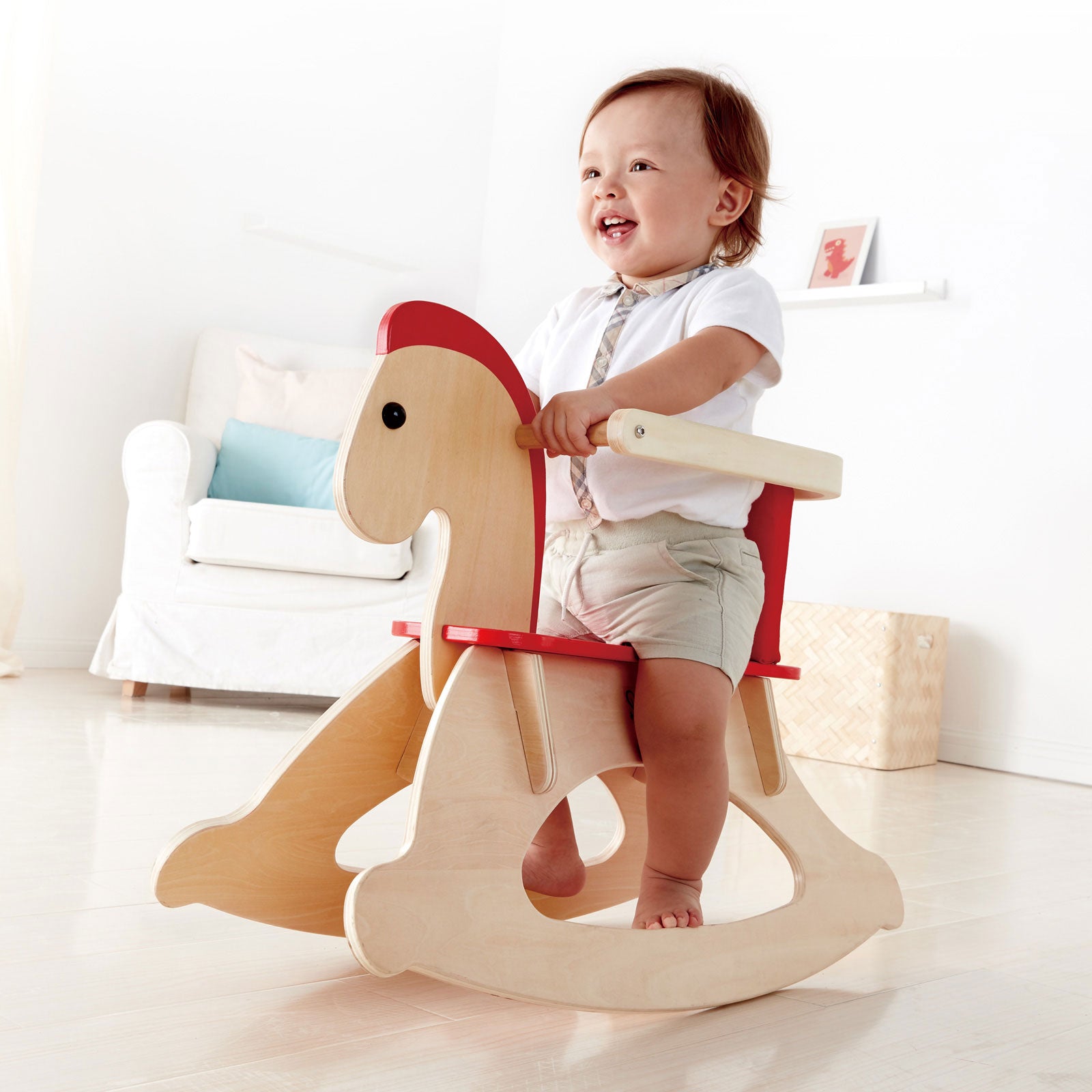 Hape Rock and Ride Rocking Horse DearBaby Singapore