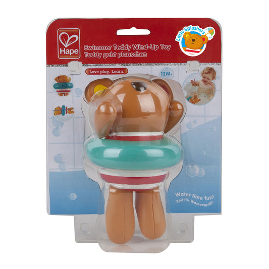 Hape - Swimmer Teddy Wind-Up Toy