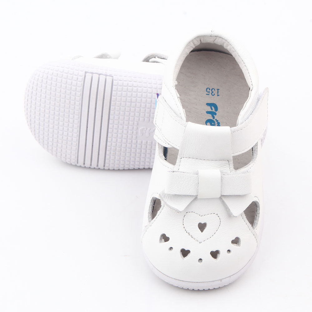 Freycoo - White Nora Flexi-sole Toddler Shoes