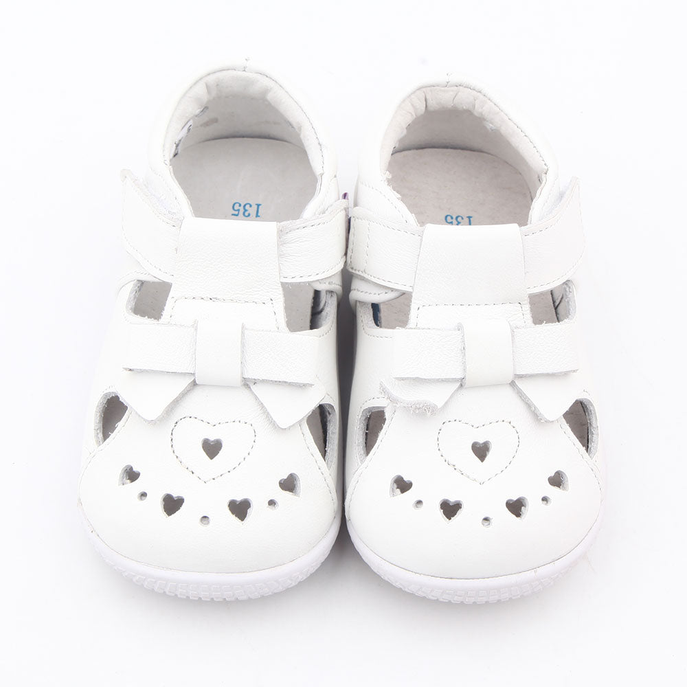 Freycoo - White Nora Flexi-sole Toddler Shoes