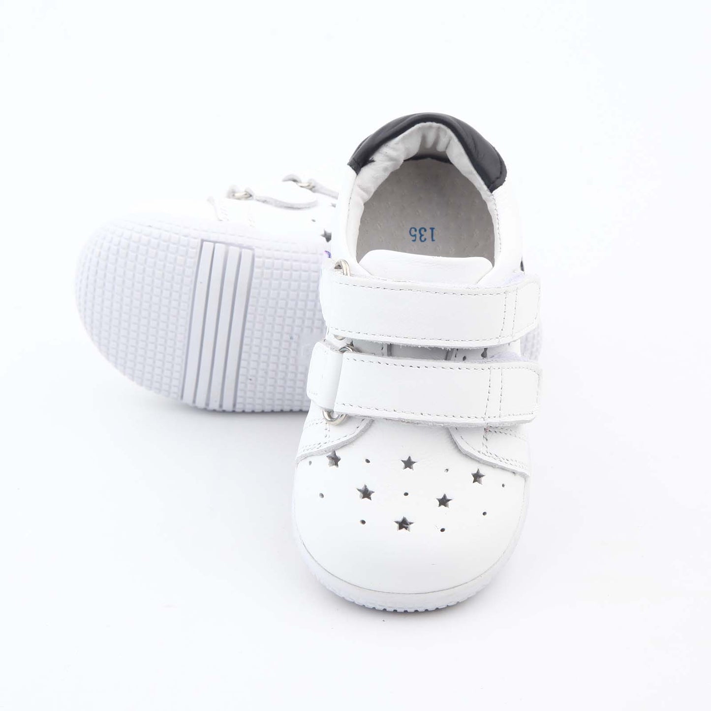 Freycoo - White Felix Flexi-Sole Toddler Shoes