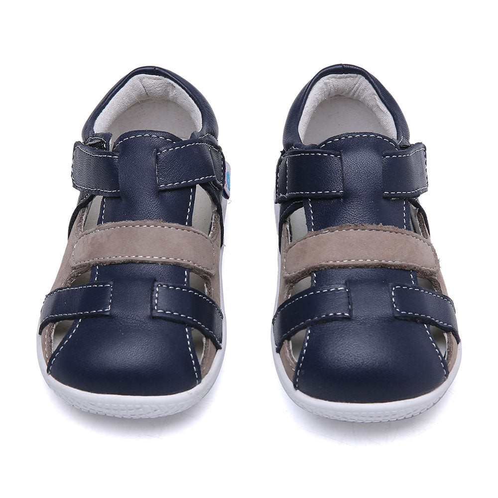 Freycoo - Navy Nigel Flexi-sole Toddler Shoes