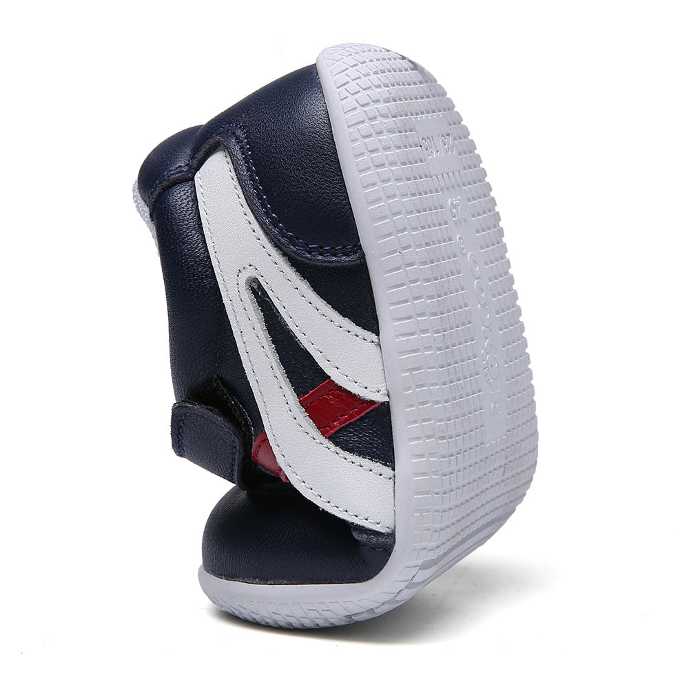 Freycoo - Navy Melvyn Flexi-sole Toddler Shoes