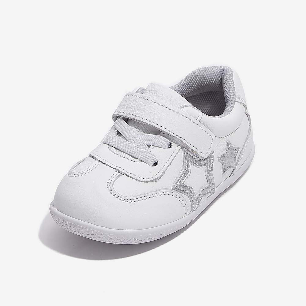 Freycoo - White Ryan Flexi-Sole Toddler Shoes