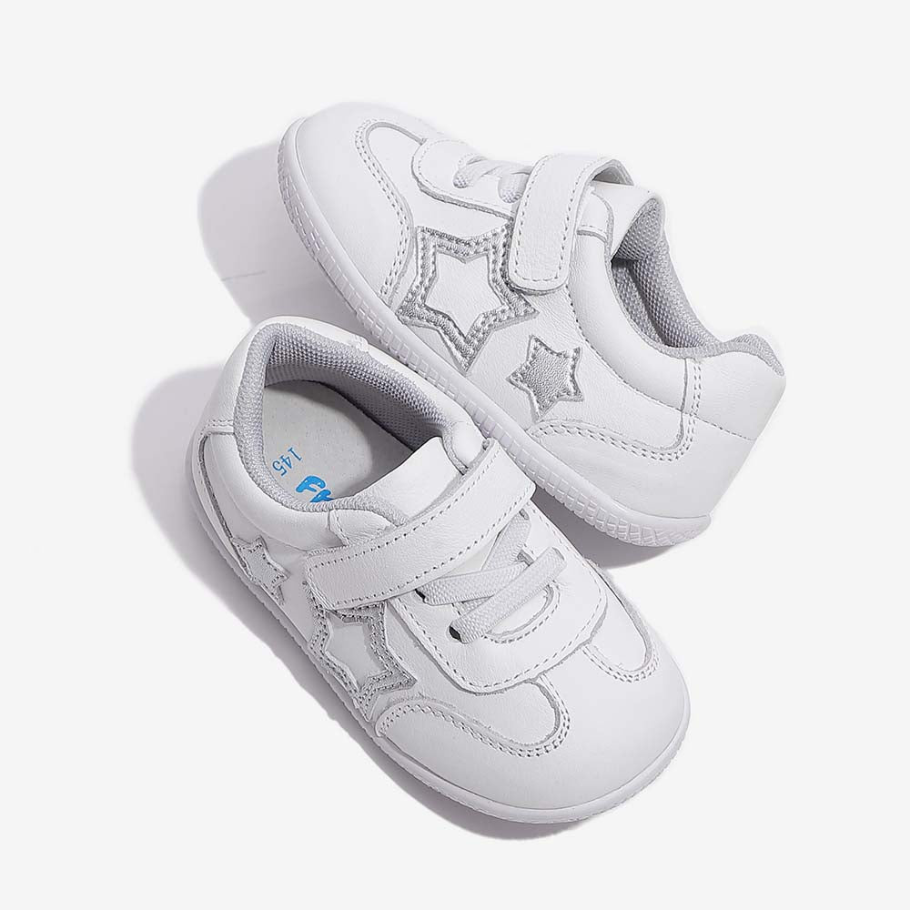 Freycoo - White Ryan Flexi-Sole Toddler Shoes