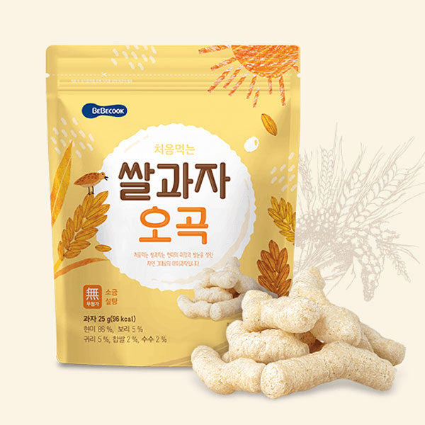 BeBecook - Wise Moms Rice Snacks (Grains) 25g