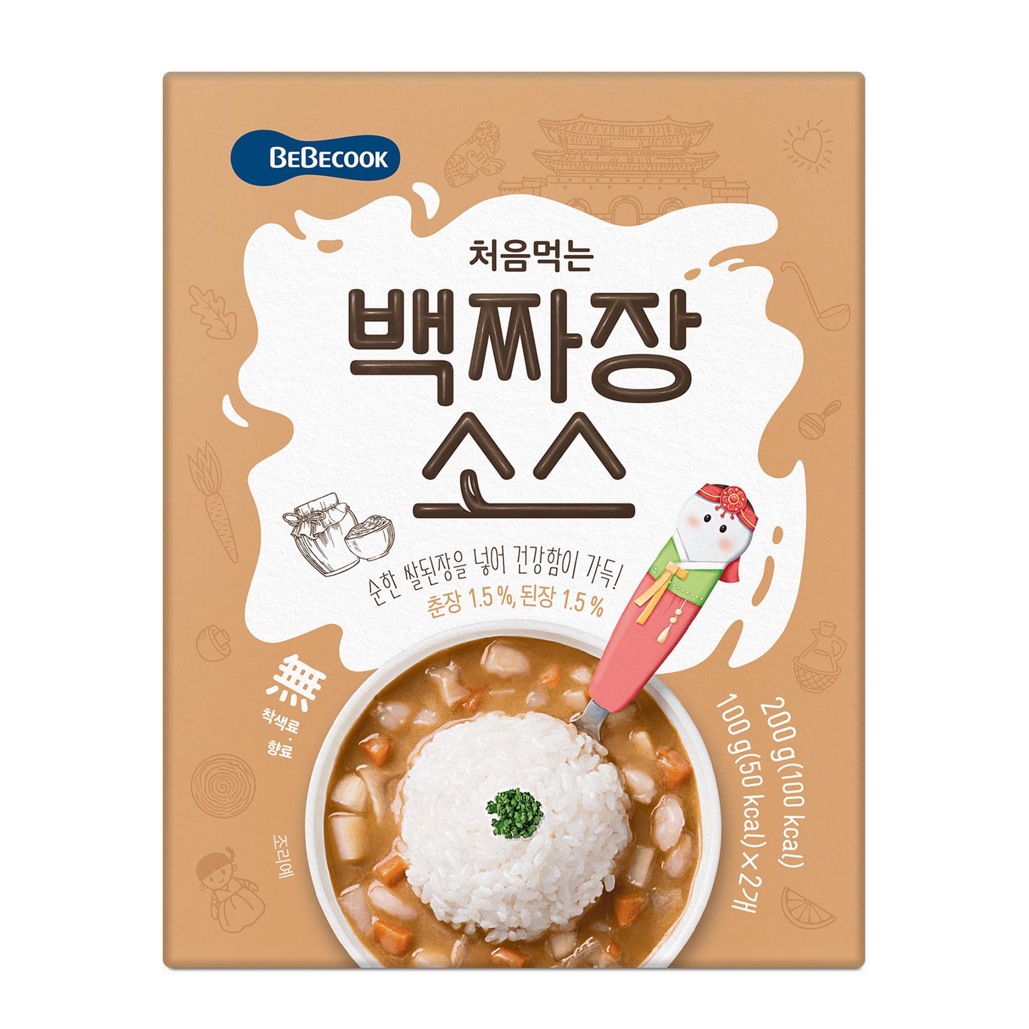 BeBecook - Junior's First Yummy Prawn Jjajang Sauce (100g x 2)