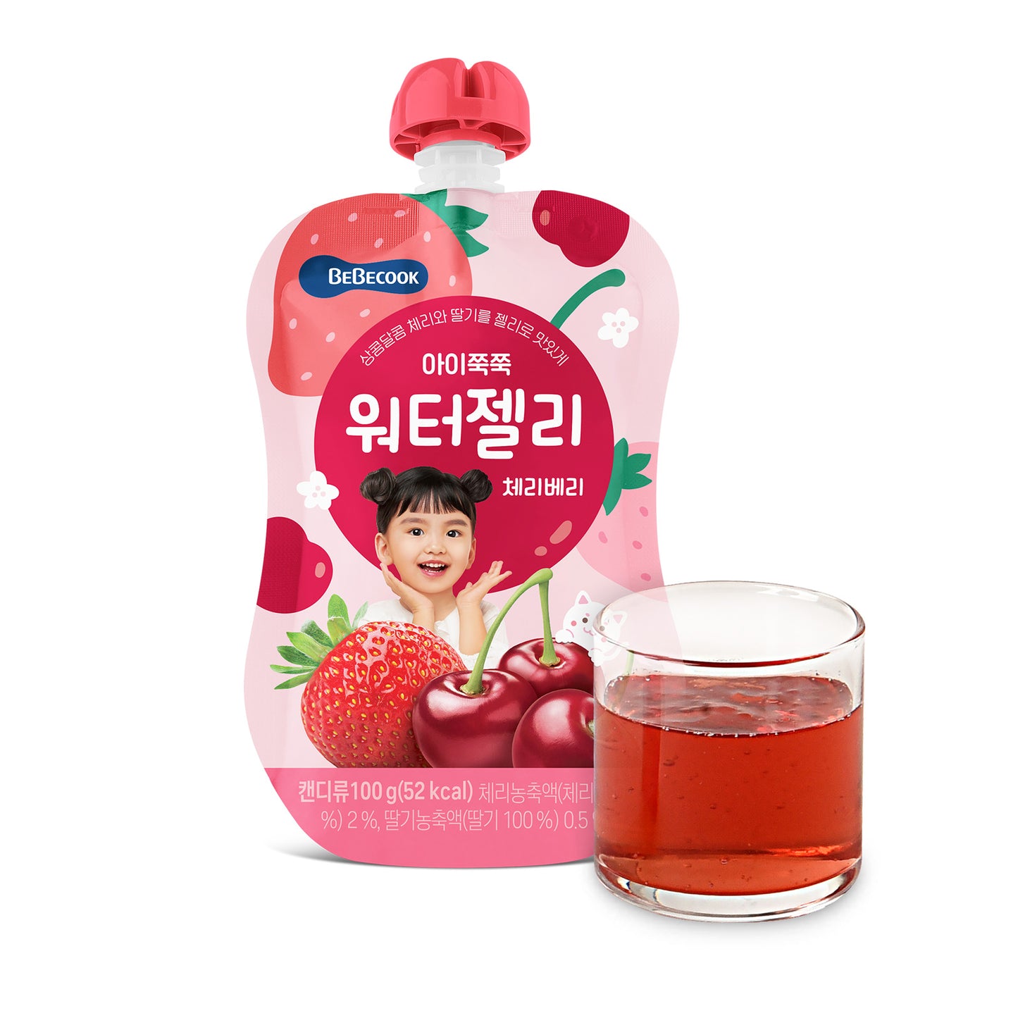 BeBecook - 10 x My First juicy Jelly Drink (Strawberry & Cherry)