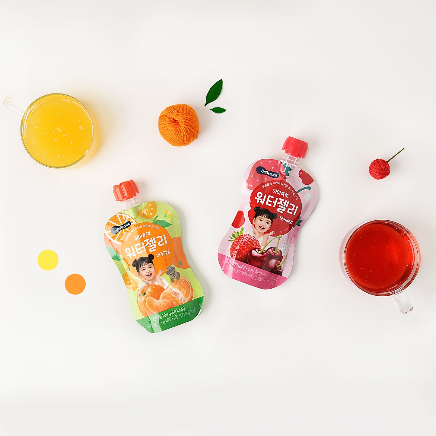 BeBecook - 10 x  My First Juicy Jelly Drink (Jeju Tangerine) 100g