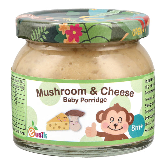 Eusik  - Baby Rice Porridge (Mushroom & Cheese) 145g, 8mths+