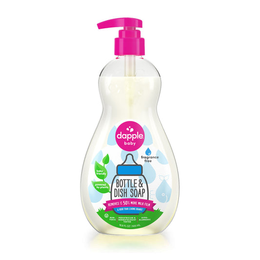 Dapple - 16.9oz Baby Bottle & Dish Liquid (Fragrance Free)