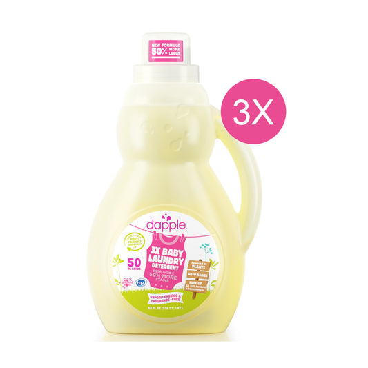 Dapple -  Hypoallergenic Baby Laundry Detergent (Fragrance Free, 50 loads)