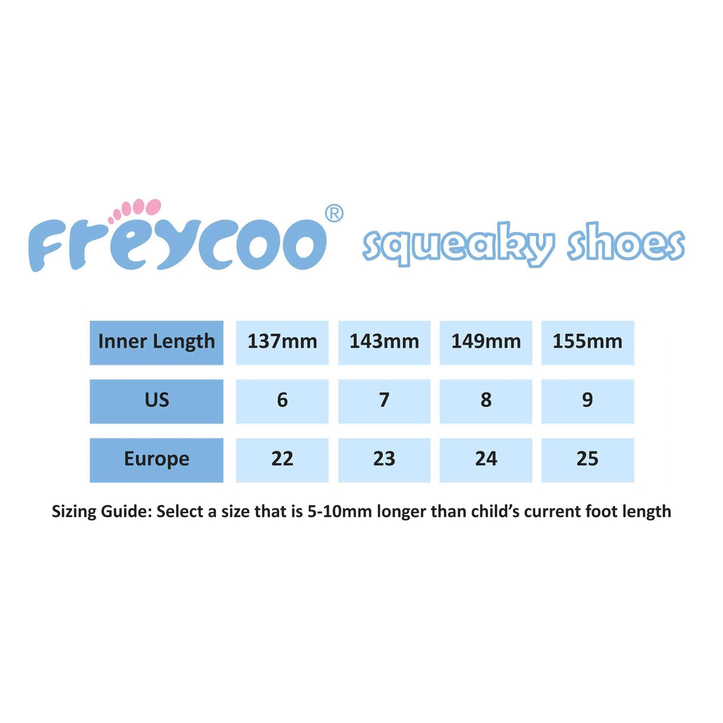 Freycoo - Blue Caspian Squeaky shoes