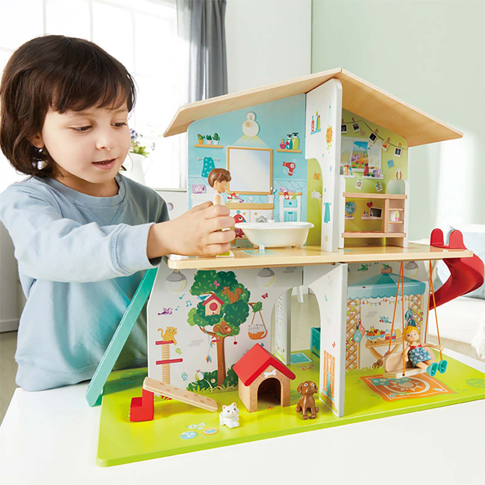 Hape dollhouse baby online