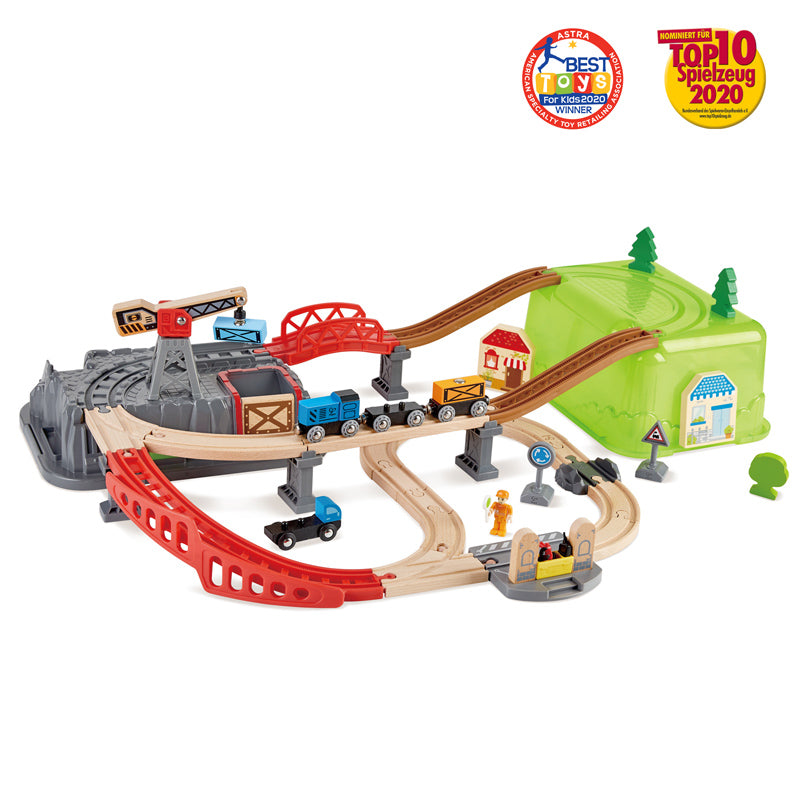 Hape -  Railway Bucket Builder Set