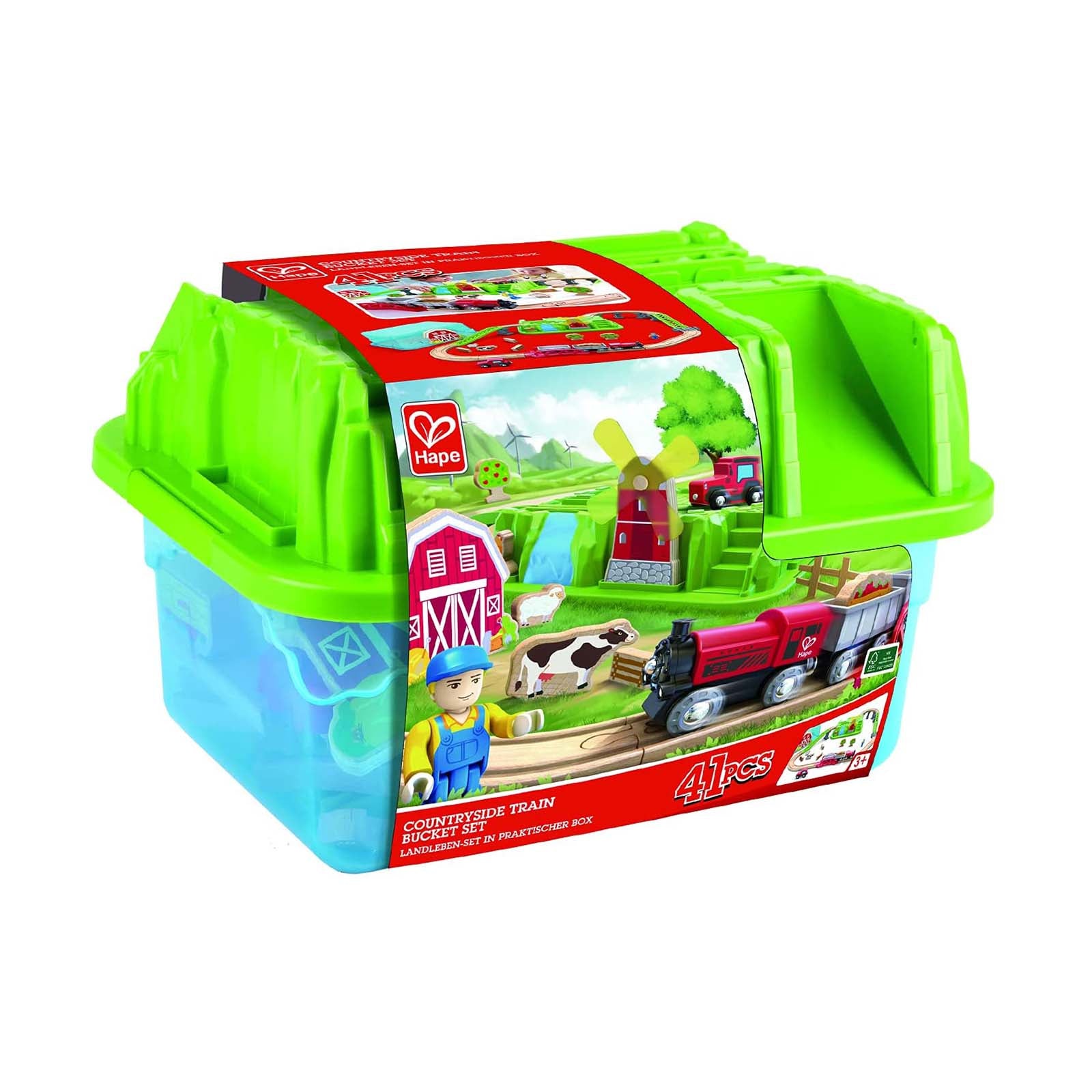 Hape happy best sale buckets set