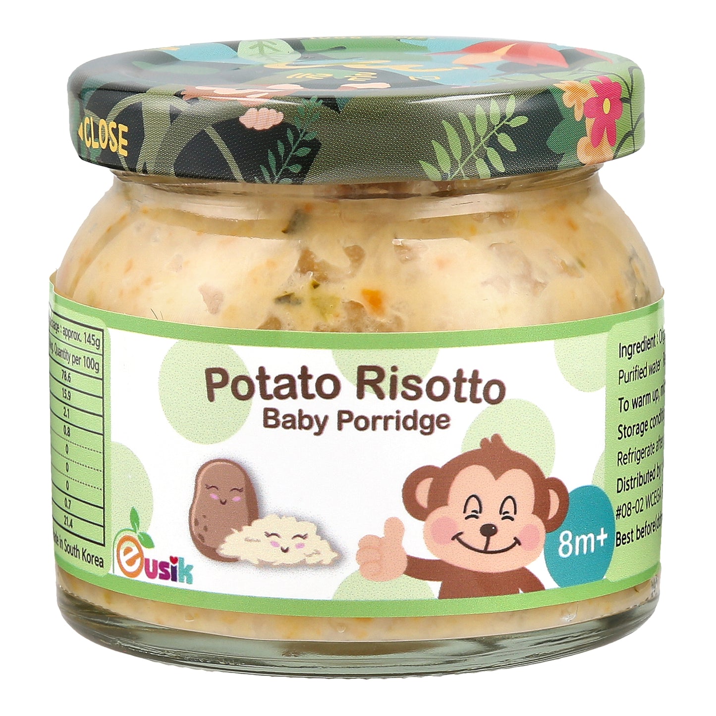 Eusik - 8-Pk Baby Rice Porridge (Potato Risotto) 145g, 8mths+