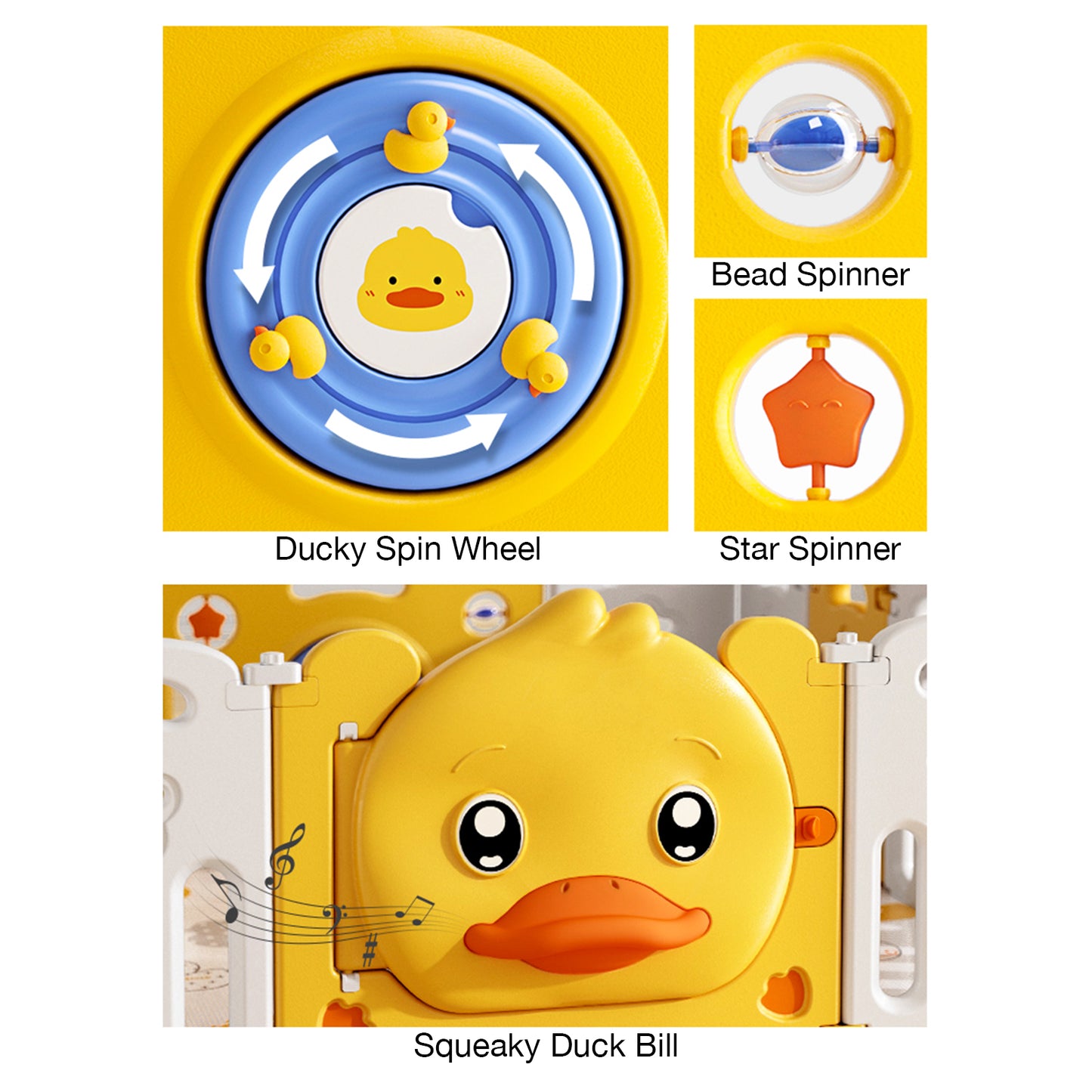 BeBespace - Ducky Foldable Play Yard