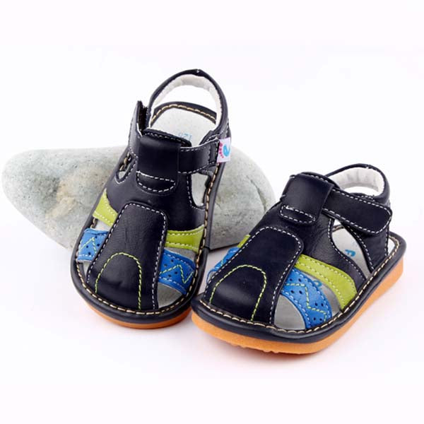Freycoo - Navy Dennis Squeaky Shoes